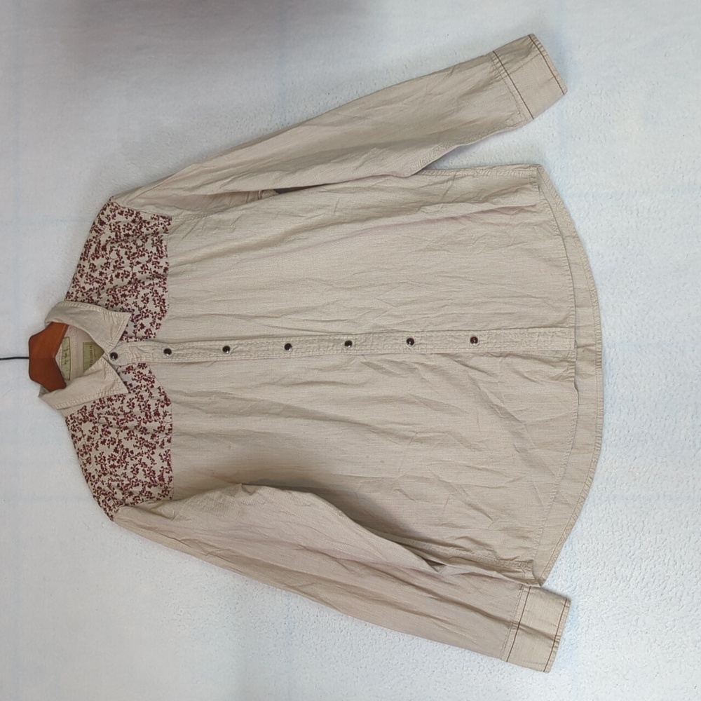 Sonoma Maverick Western Cowboy Fitted‎ Embroidered Button Men's Shirt XL